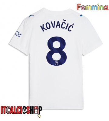 Manchester City Mateo Kovacic #8 Terza Maglia Femmina 2026-27 Manica Corta